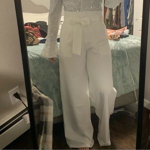 Petal & Pup White High Waisted Pant